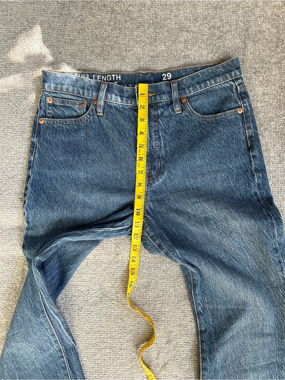 NWOT J. Crew Full-Length Demi-Boot Jean in Kamari Wash Raw Hem Women's Size 29 - Picture 9 of 10